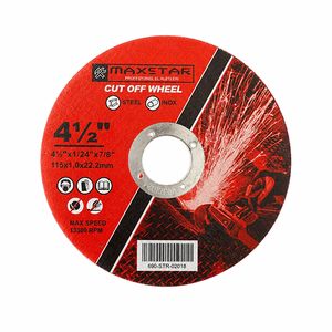 صفحه برش استیل مکس استار  مدل sh str 02010 سایز 115 میلی‌متر